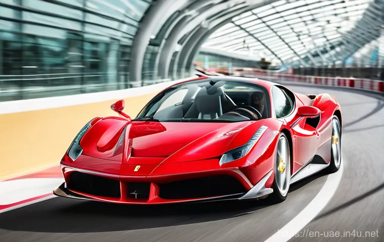 아부다비 야스 아일랜드 가이드 - **Ferrari World Abu Dhabi: Formula Rossa Thrill Ride**
    An exhilarating, high-angle shot capturin...